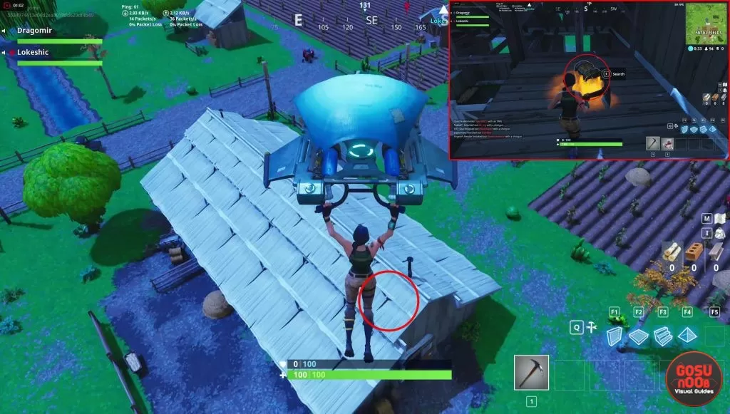 fortnite br fatal fields chests gray barn attic