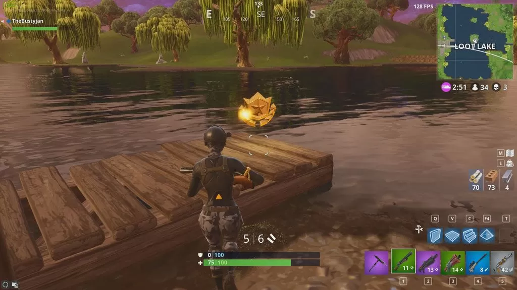 fortnite br search between three boats challenge