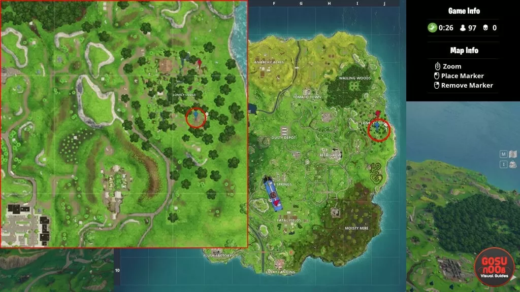 fortnite br search chests in lonely lodge