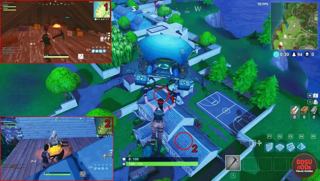 fortnite br snobby shore chest locations