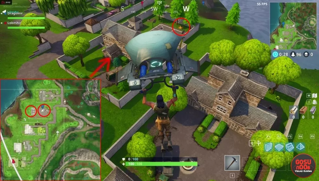 fortnite br where to find chests snobby shores