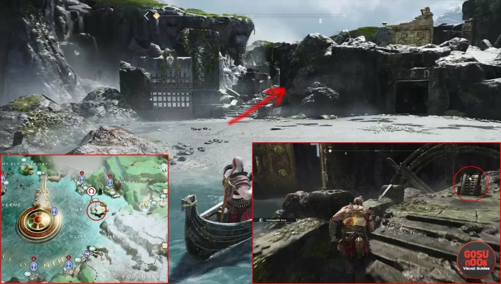 god of war buri's storerom treasure map