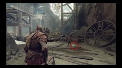 god of war dead and bloated parchment location