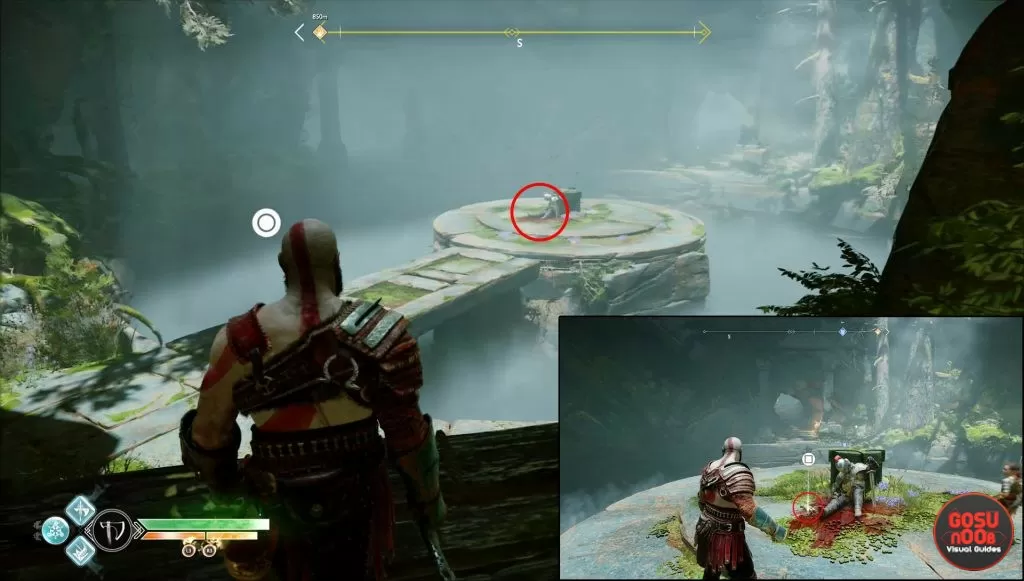 god of war don't blink treasure map