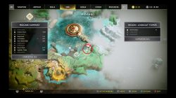 god of war hunter's kingdom treasure map location