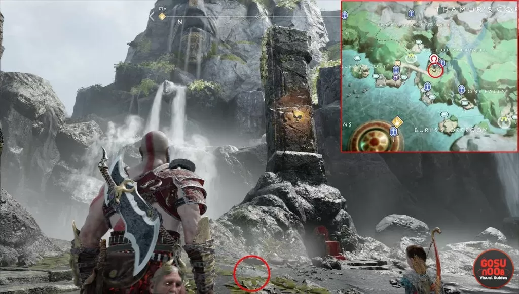 god of war last place they'd look treasure dig spot