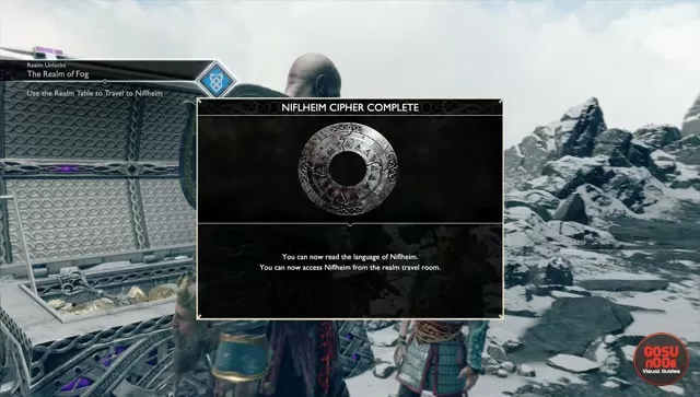 god of war niflheim cipher locations trilingual trophy