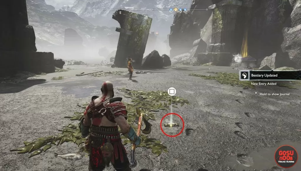 god of war treasure map location historian