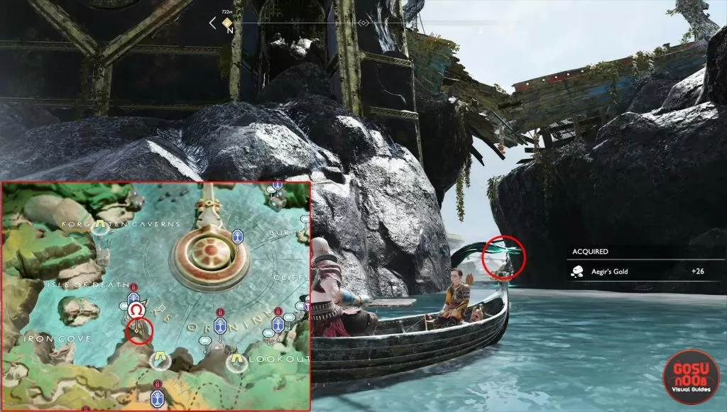 god of war yggdrasil's dew location lake of nine