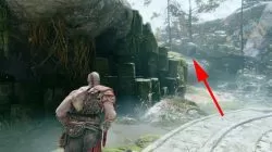 how to do spinning rune door puzzle god of war river pass