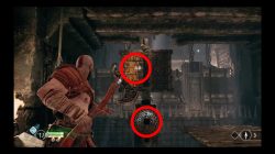 how to solve god of war river pass spiked ceiling puzzle