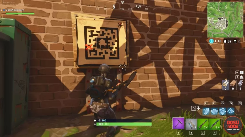 retail row treasure map fortnite br week 7 challenge