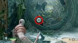 river pass revolving rune door god of war puzzle how to solve