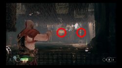 spiked ceiling river pass puzzle god of war how to solve
