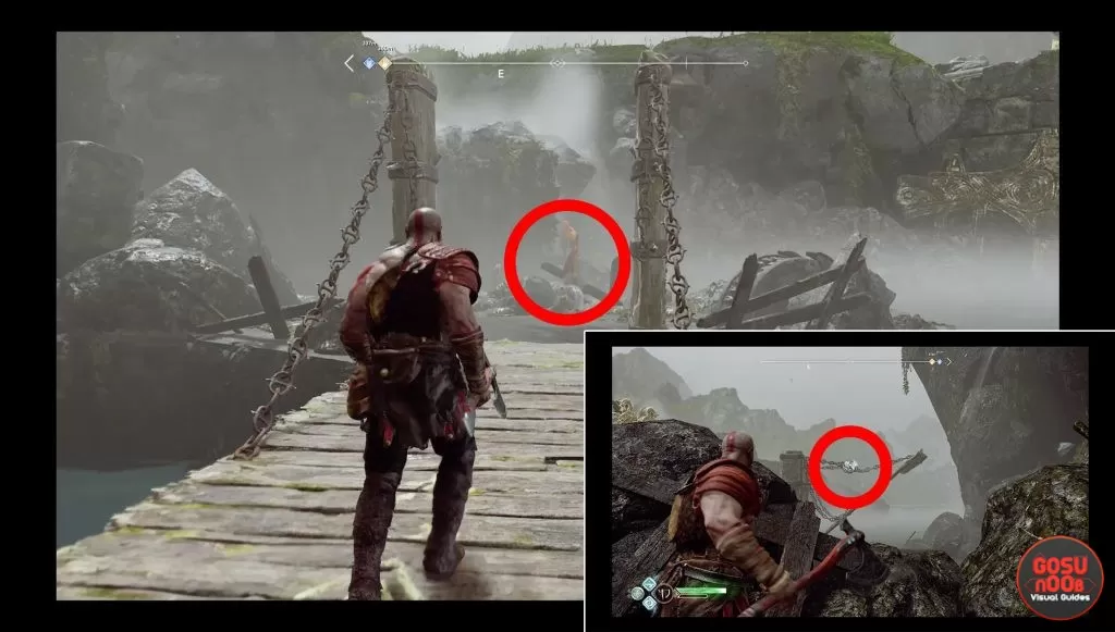 where to find tyrs wrist armor in god of war