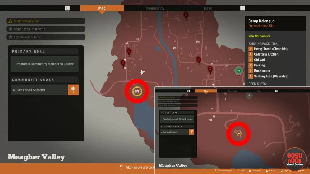 camp kelenqua home base where to find meagher valley state of decay 2