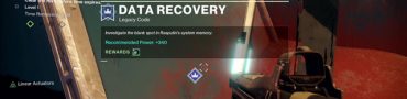 destiny 2 data recovery legacy code mission