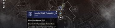 destiny 2 nascent dawn 2/5 javelin kills psionic potential heroic