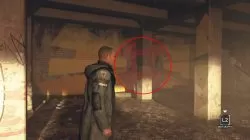 detroit become human graffiti symbol derelict building