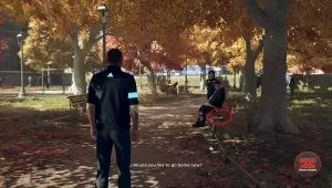 detroit become human magazine park bench