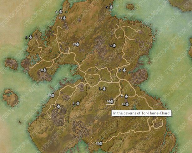 eso summerset skyshard locations map released