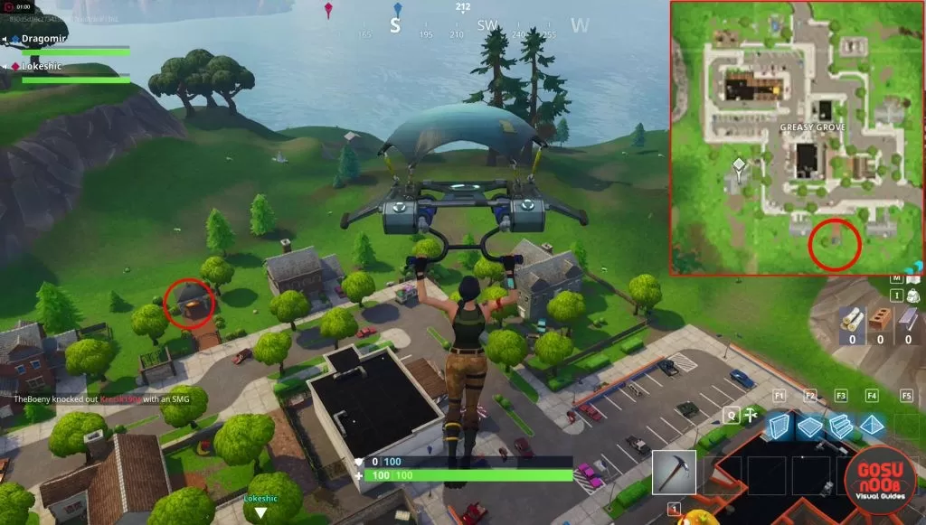 fortnite battle royale greay grove chests