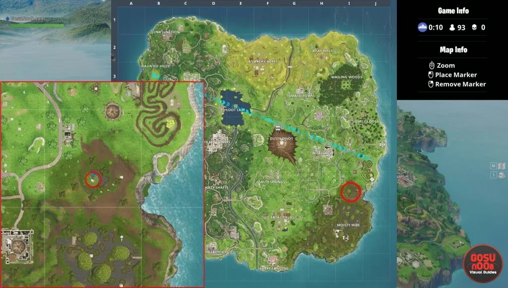 fortnite battle royale rubber duckies locations