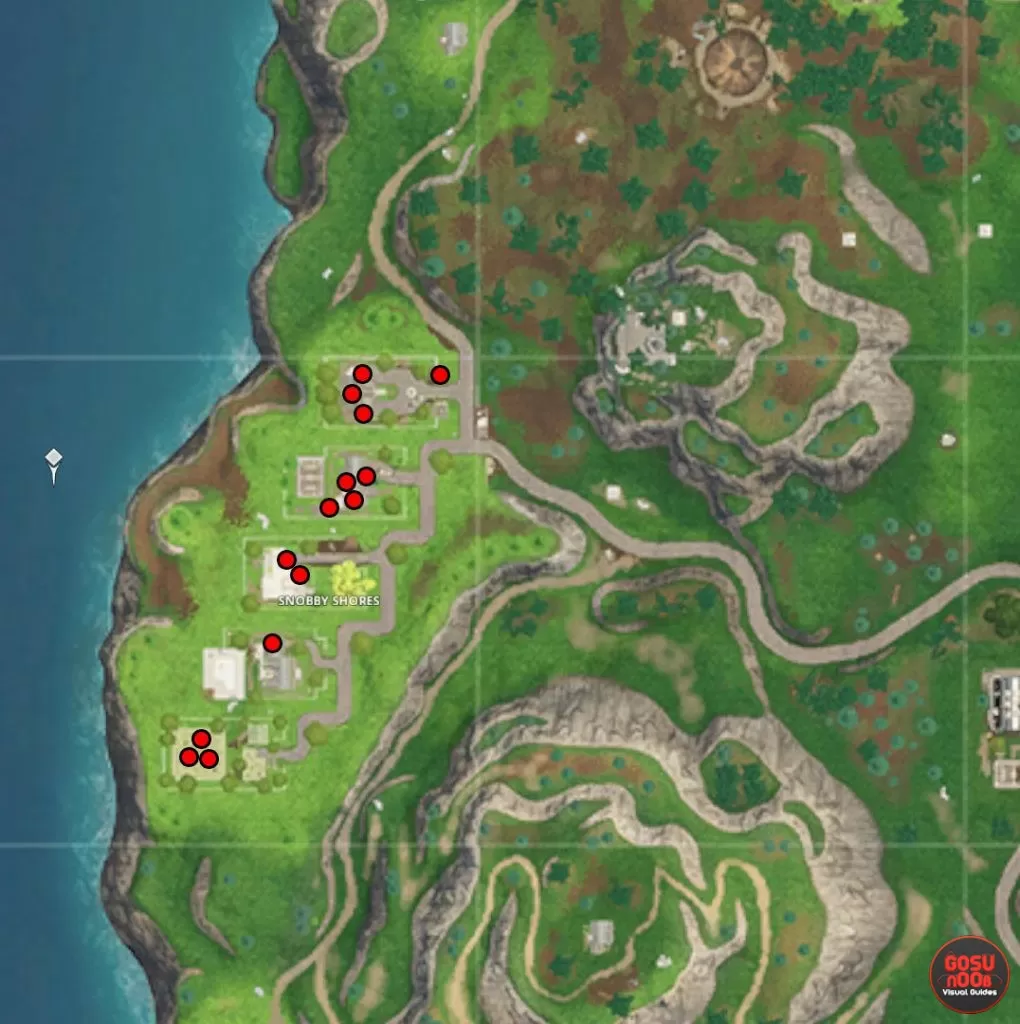 fortnite br ammo box locations week 4 challenge