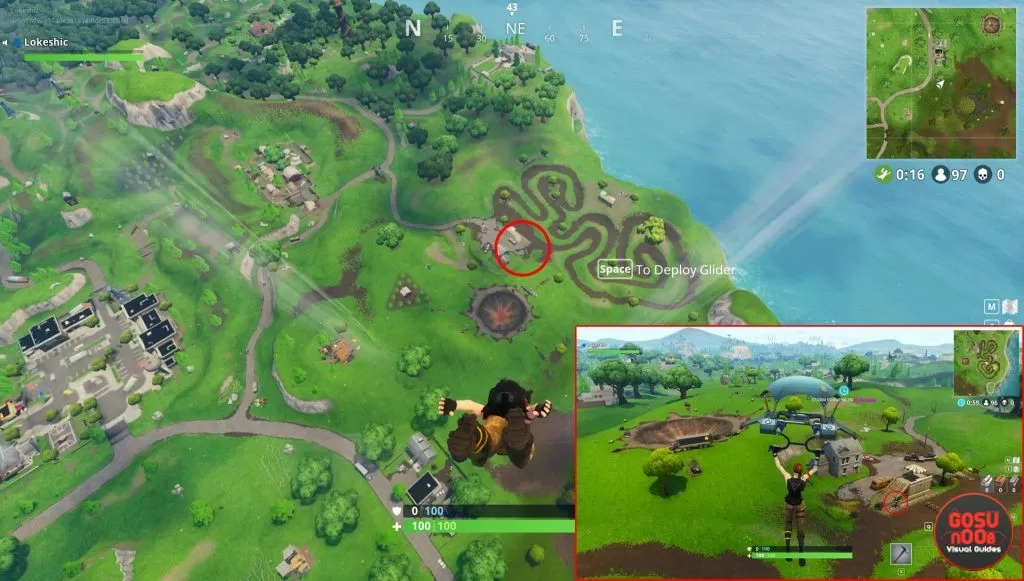 fortnite br film camera locations race track