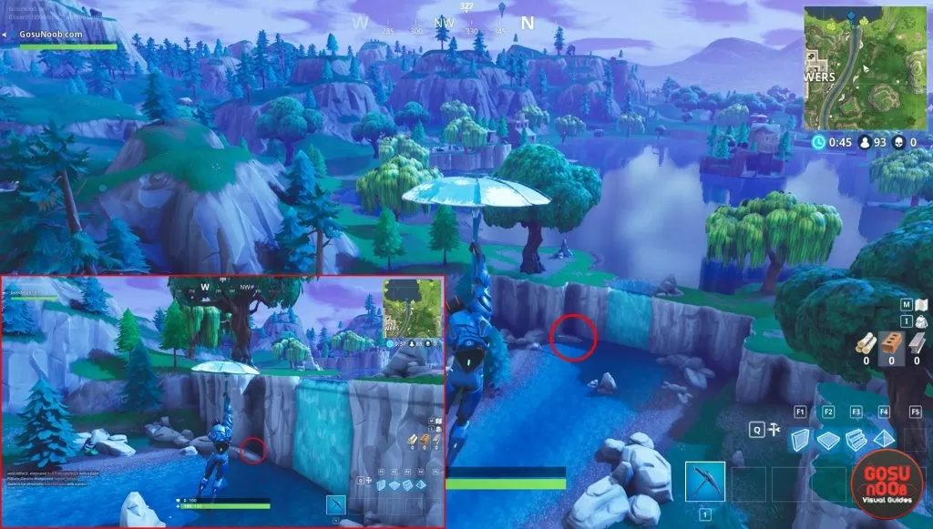 fortnite br rubber ducky waterfall loot lake