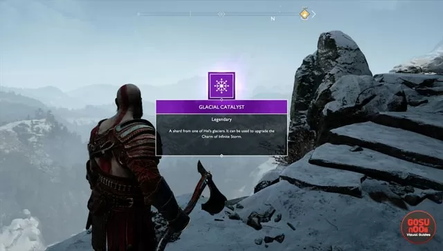 god of war glacial catalyst locations