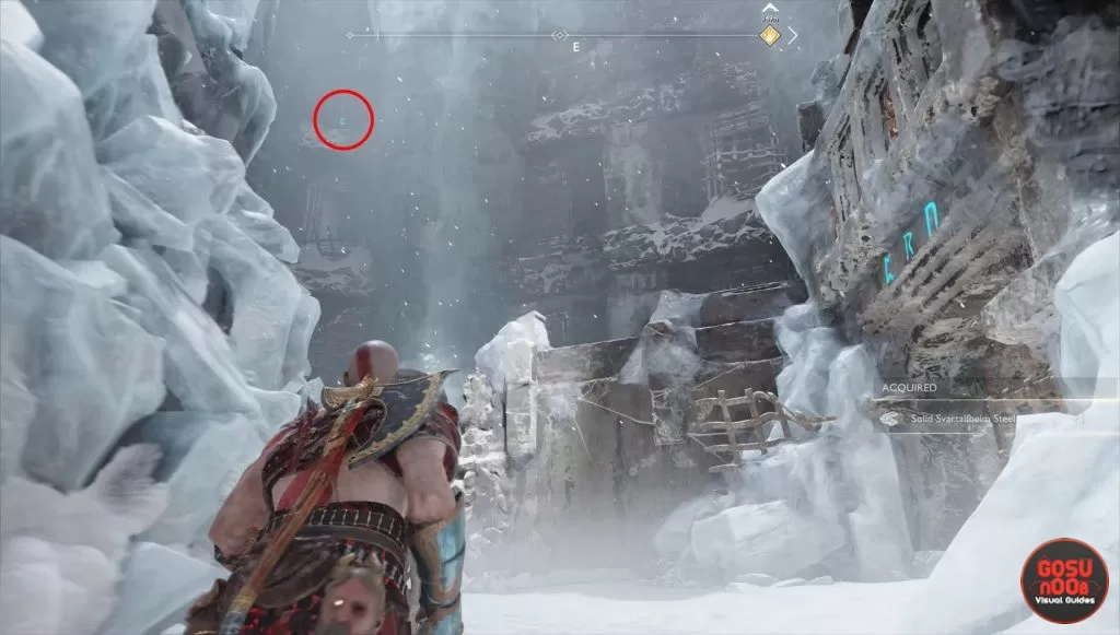 god of war where to find glacial catalyst