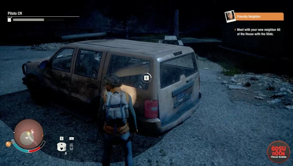 state of decay 2 vehicle storage trunk capacity