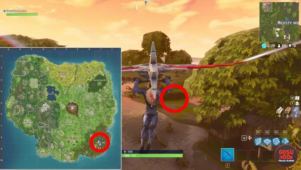 where to find fortnite br search between season 4 week 4