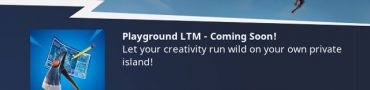 Fortnite BR Getting Playground Limited-Time Mode Soon