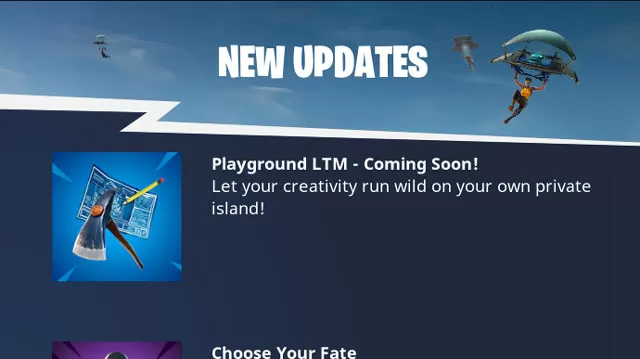 Fortnite BR Getting Playground Limited-Time Mode Soon