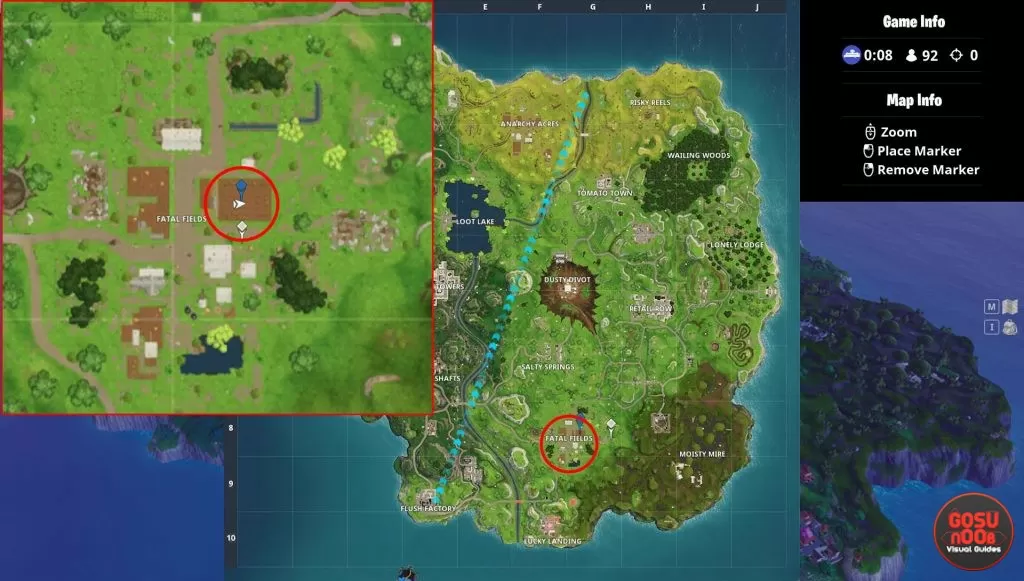 fortnite battle royale footballfield locations