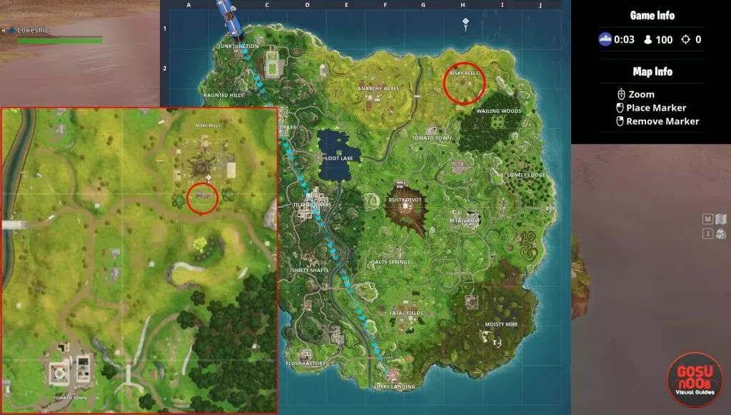 fortnite br football field risky reels