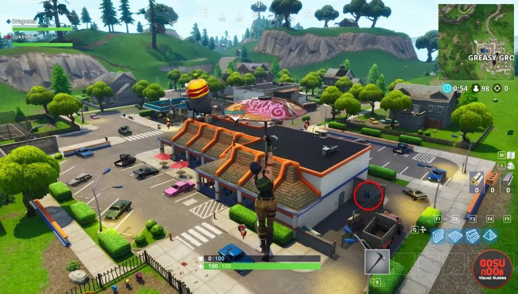 fortnite br greasy grove poster location