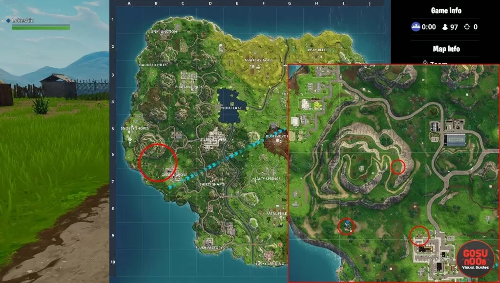 fortnite br playground campsite footprint