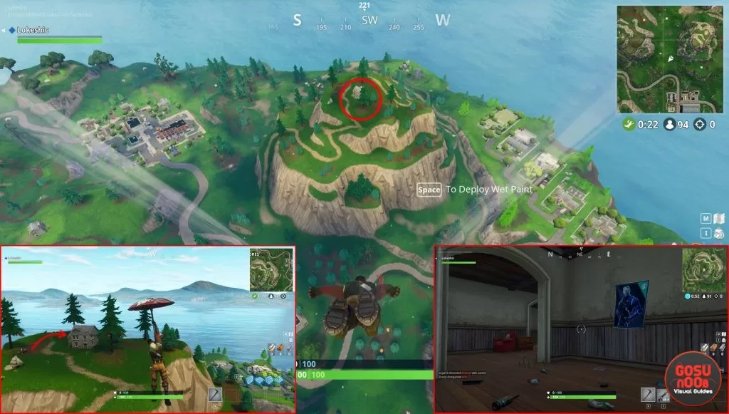 fortnite br poster locations house hill