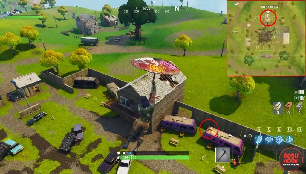 fortnite br risky reels chest locations week 7 challenge