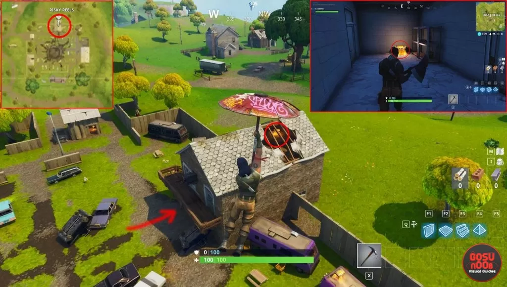 fortnite br risky reels hidden chests