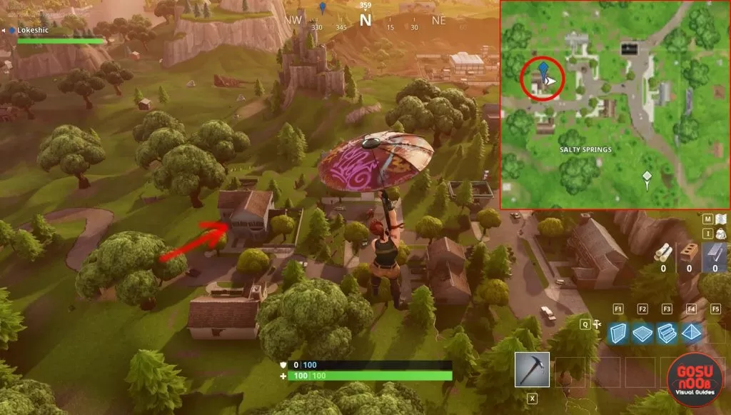 fortnite br salty springs chest locations secret base