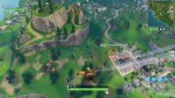 fortnite br search between playground campsite footprint