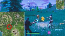fortnite br search between playground campsite footprint where to find star
