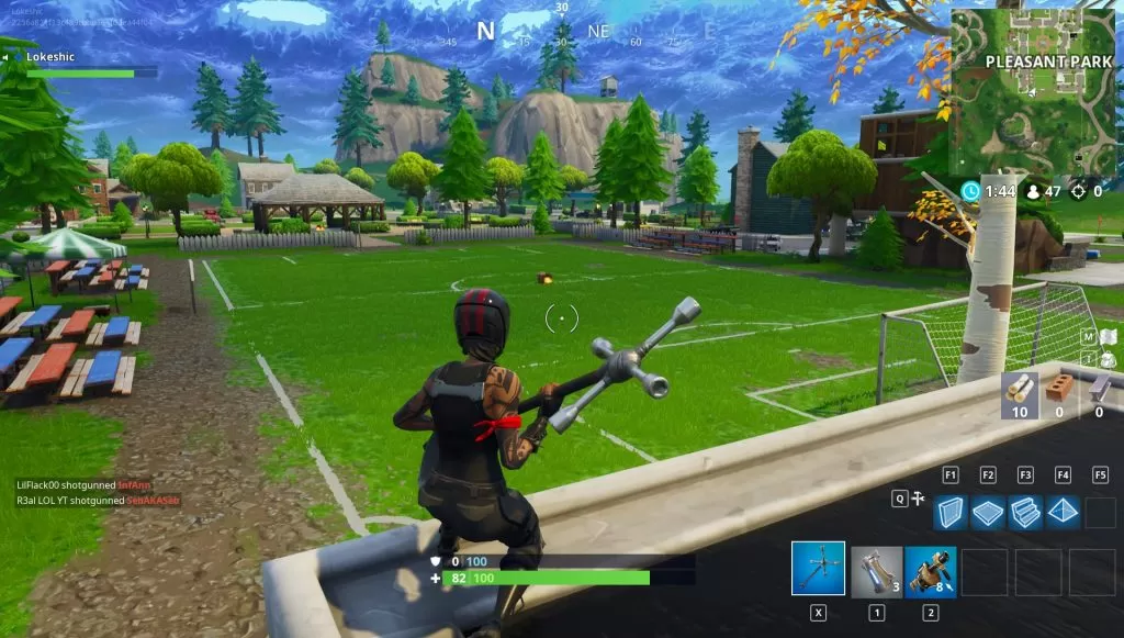 Fortnite BR Soccer Pitch Location