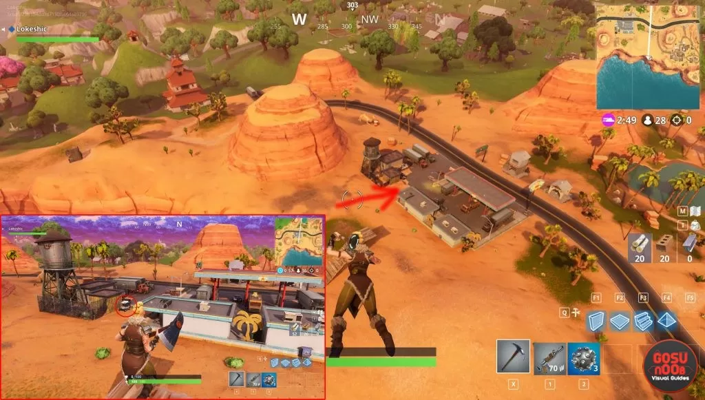 fortnite br atk kart gas station