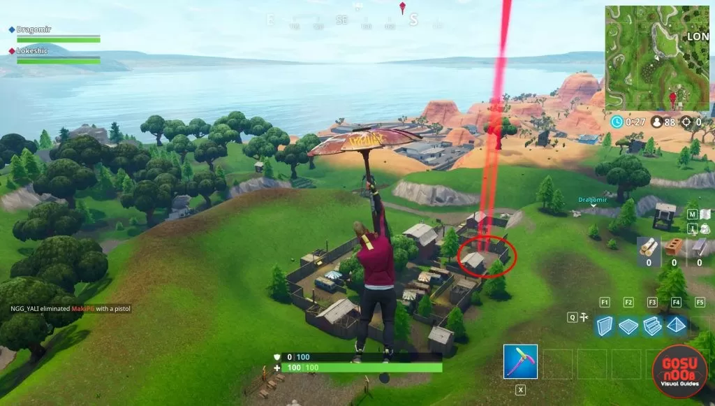 fortnite basketball hoop locations trailer park