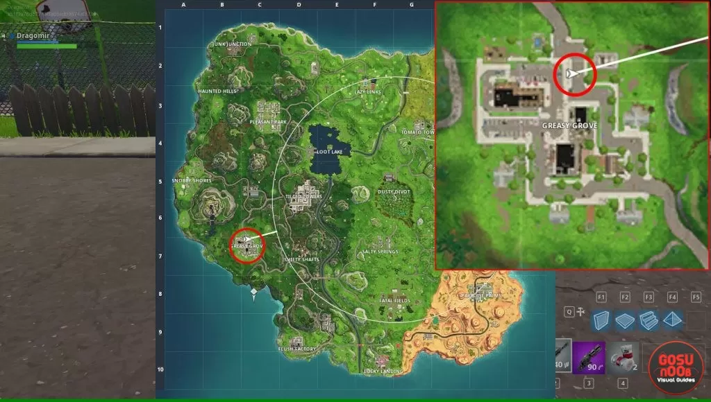 fortnite battle royale birthday cake locations